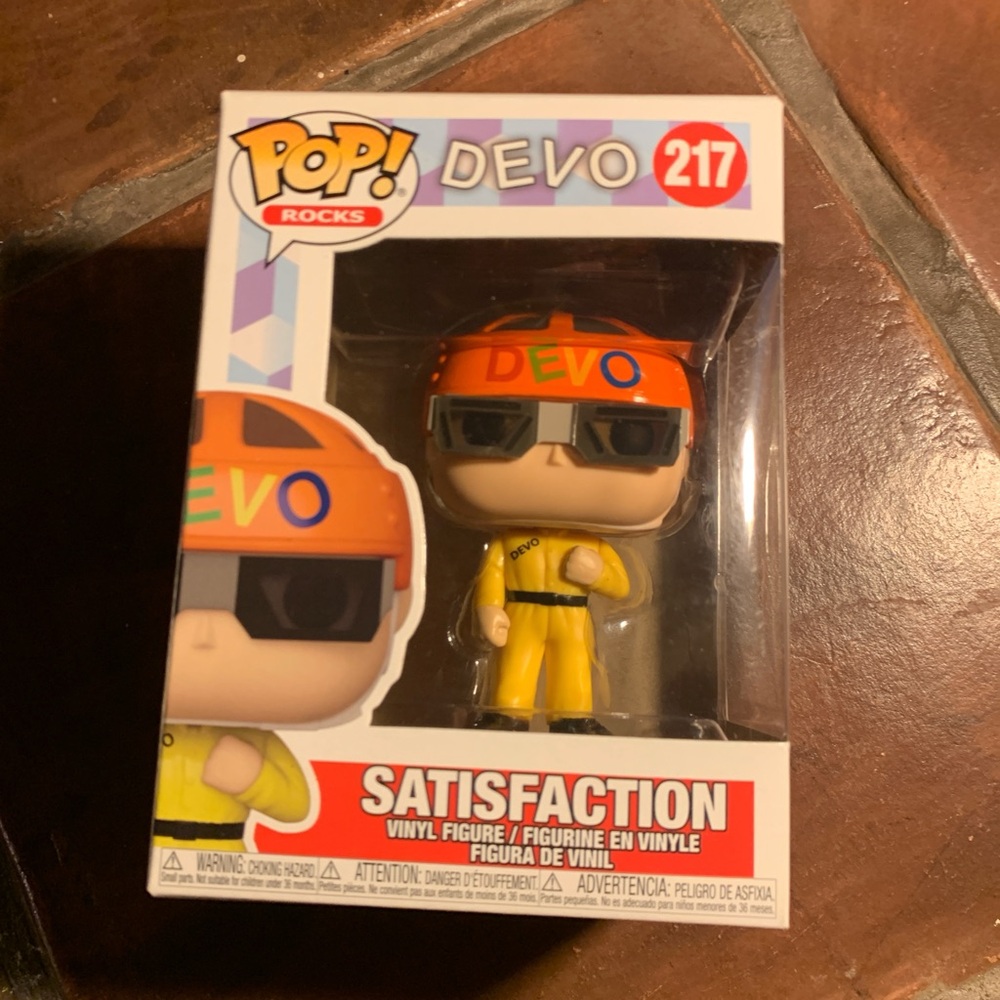 Funko Pop! DEVO Figure in Yellow and Orange
